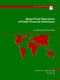 Book Cover for Quasi-Fiscal Operations of Public Financial Institutions by G A Mackenzie, Peter Stella, International Monetary Fund