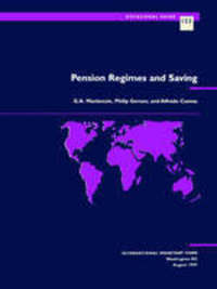 Book Cover for Pension Regimes and Saving by G A Mackenzie, Philip R Gerson, Alfredo Cuevas, International Monetary Fund