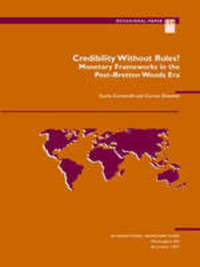 Book Cover for Credibility Without Rules? by Carlo Cottarelli, Curzio Giannini, International Monetary Fund