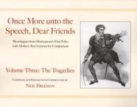 Book Cover for Speak the Speech, I Pray You by William Shakespeare, Neil Freeman