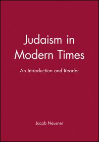 Book Cover for Judaism in Modern Times by Jacob Neusner