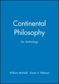 Book Cover for Continental Philosophy by William McNeill, Karen S Feldman