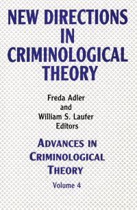 Book Cover for New Directions in Criminological Theory by Freda Adler, William S Laufer