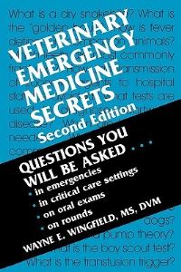 Book Cover for Veterinary Emergency Medicine Secrets by Wayne E Wingfield
