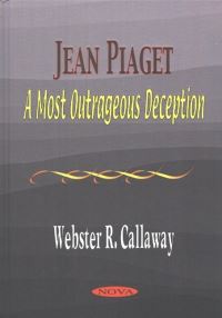 Book Cover for Jean Piaget by Webster R Calloway