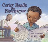 Book Cover for Carter Reads the Newspaper by Deborah Hopkinson