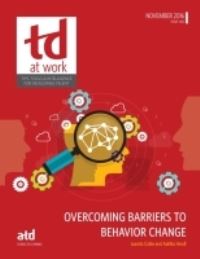 Book Cover for Overcoming Barriers to Behavior Change by Juanita Coble, Adelka Vendl