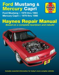 Book Cover for Ford Mustang, Ghia & Cobra (1979-1993) & Mercury Capri, Ghia & RS (1979-1986) In-Line 4 Cyl & 6 Cyl, V6 & V8 Haynes Repair Manual (USA) by Haynes Publishing