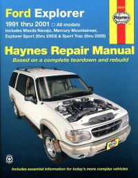Book Cover for Ford Explorer & Mazda Navajo Covering Ford Explorer & Mazda Navajo (1991-2001), Mercury Mountaineer (1997-2001), Explorer Sport (2000-2003), & Explorer Sport Trac (2001-2005) Haynes Repair Manual (USA by Haynes Publishing
