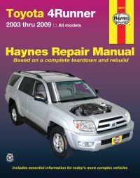 Book Cover for Toyota 4Runner 2003 To 2009 by Haynes Publishing