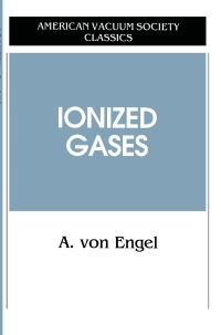 Book Cover for Ionized Gases by A Von Engel