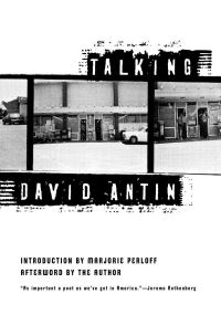 Book Cover for Talking by David Antin