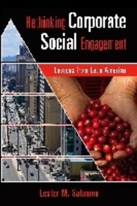 Book Cover for Rethinking Corporate Social Engagement by Lester M Salamon