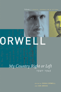 Book Cover for My Country Right or Left by George Orwell