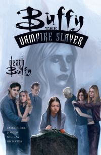 Book Cover for The Death of Buffy by Fabian Nicieza