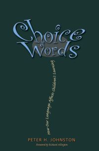 Book Cover for Choice Words by Peter H Johnston