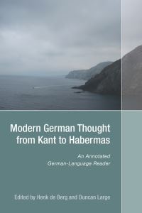 Book Cover for Modern German Thought from Kant to Habermas by Henk de Berg, Duncan Large