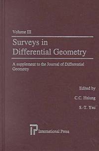 Book Cover for Surveys in Differential Geometry Vol III by CC Hsiung, ST Yau