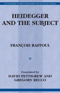 Book Cover for Heidegger and the Subject by François Raffoul