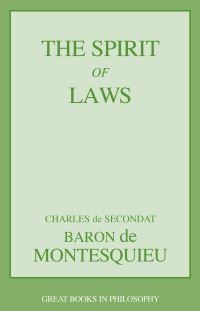 Book Cover for The Spirit of Laws by Charles de Secondat Montesquieu