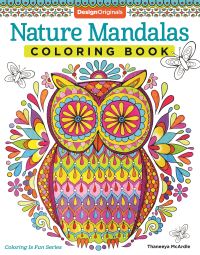 Book Cover for Nature Mandalas Coloring Book by Thaneeya McArdle