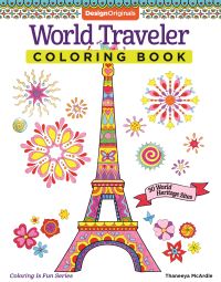 Book Cover for World Traveler Coloring Book by Thaneeya McArdle