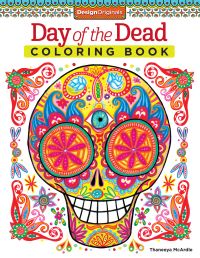 Book Cover for Day of the Dead Coloring Book by Thaneeya McArdle