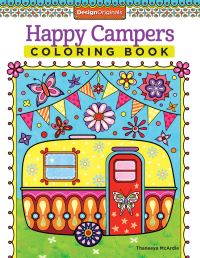 Book Cover for Happy Campers Coloring Book by Thaneeya McArdle