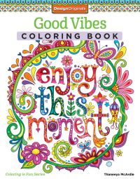 Book Cover for Good Vibes Coloring Book by Thaneeya McArdle