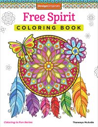 Book Cover for Free Spirit Coloring Book by Thaneeya McArdle