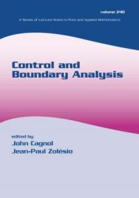 Book Cover for Control and Boundary Analysis by IFIP Conference on System Modeling and Optimization, John Cagnol, JP Zolésio