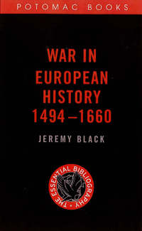 Book Cover for War in European History, 1494-1660 by Jeremy Black