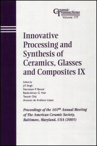 Book Cover for Innovative Processing and Synthesis of Ceramics, Glasses, and Composites IX by Glasses, and Composites Innovative Processing and Synthesis of Ceramics, Jitendra Prasad Singh, American Ceramic Society