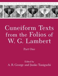 Book Cover for Cuneiform Texts from the Folios of W. G. Lambert by W G Lambert