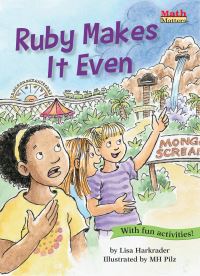 Book Cover for Ruby Makes It Even by Lisa Harkrader