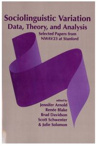 Book Cover for Sociolinguistic Variation by Jennifer Arnold