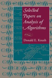 Book Cover for Selected Papers on Analysis of Algorithms by Donald E Stanford University, California Knuth