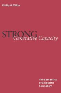 Book Cover for Strong Generative Capacity by Philip H Université de Lille Miller