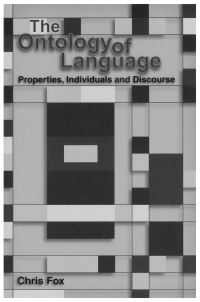 Book Cover for The Ontology of Language by Christopher Fox, Stanford University