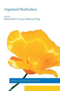 Book Cover for Argument Realization by Miriam Butt