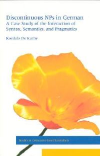 Book Cover for Discontinuous NPs in German by Kordula De Kuthy, Center for the Study of Language and Information US