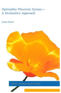 Book Cover for Optimality-Theoretic Syntax by Jonas Kuhn