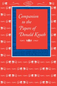 Book Cover for Companion to the Papers of Donald Knuth by Donald Ervin Knuth