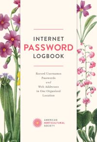 Book Cover for AHS Internet Password Logbook by American Horticultural Society