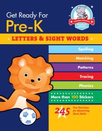 Book Cover for Get Ready for Pre-K: Letters & Sight Words by Heather Stella