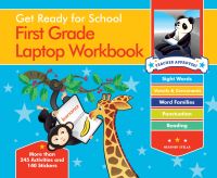 Book Cover for Get Ready for School First Grade Laptop Workbook by Heather Stella