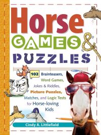 Book Cover for Horse Games & Puzzles for Kids by Cindy A Littlefield