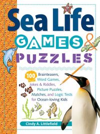 Book Cover for Sea Life Games & Puzzles by Cindy A Littlefield