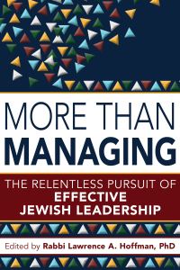 Book Cover for More Than Managing by Lawrence A Hoffman