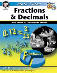 Book Cover for Math Tutor: Fractions and Decimals, Ages 9 - 14 by Harold Torrance